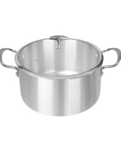 1-SOGA Stainless Steel  26cm Casserole With Lid Induction Cookware