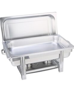 1-SOGA Single Tray Stainless Steel Chafing Catering Dish Food Warmer