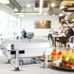 2-SOGA Double Tray Stainless Steel Chafing Catering Dish Food Warmer