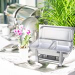 6-SOGA Double Tray Stainless Steel Chafing Catering Dish Food Warmer