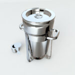 5-SOGA 7L Round Stainless Steel Soup Warmer Marmite Chafer Full Size Catering Chafing Dish