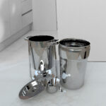 8-SOGA 7L Round Stainless Steel Soup Warmer Marmite Chafer Full Size Catering Chafing Dish