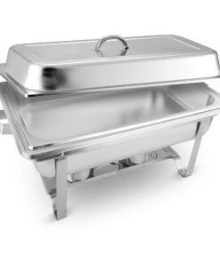 1-SOGA 9L Stainless Steel Chafing Food Warmer Catering Dish Full Size