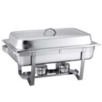 3-SOGA 4X Stainless Steel Chafing Food Warmer Catering Dish 9L Full Size