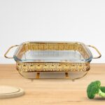 6-SOGA 1.5L Lace Dining Stove Cooking Appliance with Gold Color Kitchen Essential