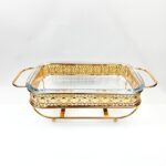 7-SOGA 1.5L Lace Dining Stove Cooking Appliance with Gold Color Kitchen Essential