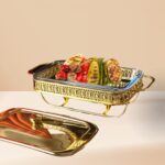 8-SOGA 1.5L Lace Dining Stove Cooking Appliance with Gold Color Kitchen Essential