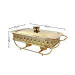 2-SOGA 2L Lace Dining Stove Cooking Appliance with Gold Color Kitchen Essential