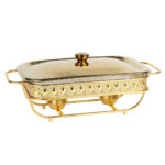 1-SOGA 2L Lace Dining Stove Cooking Appliance with Gold Color Kitchen Essential