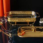3-SOGA 2L Lace Dining Stove Cooking Appliance with Gold Color Kitchen Essential