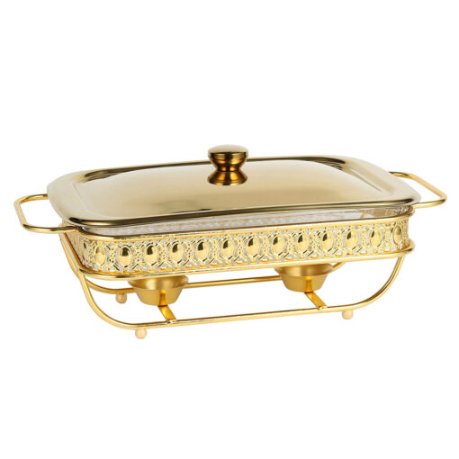 1-SOGA 2L Lace Dining Stove Cooking Appliance with Gold Color Kitchen Essential