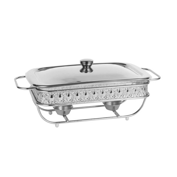 1-Soga 1.5L Lace Edge Dining Stove Silver Color Portable Dining Cooking Appliance for Kitchen Essential