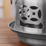 7-SOGA 4X Stainless Steel Mini Asian Buffet Hot Pot Single Person Shabu Alcohol Stove Burner with Lid