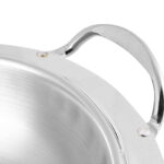 4-SOGA Stainless Steel Round Buffet Chafing Dish Cater Food Warmer Chafer with Glass Top Lid
