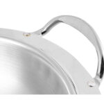 5-SOGA 2X Stainless Steel Round Buffet Chafing Dish Cater Food Warmer Chafer with Glass Top Lid