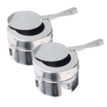 5-SOGA 6.5L Stainless Steel Double Soup Tureen Bowl Station Roll Top Buffet Chafing Dish Catering Chafer Food Warmer Server