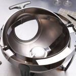 4-SOGA 4X 6.5L Stainless Steel Round Soup Tureen Bowl Station Roll Top Buffet Chafing Dish Catering Chafer Food Warmer Server