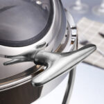 5-SOGA 4X 6.5L Stainless Steel Round Soup Tureen Bowl Station Roll Top Buffet Chafing Dish Catering Chafer Food Warmer Server