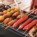 4-SOGA 2X 60cm Portable Folding Thick Box-type Charcoal Grill for Outdoor BBQ Camping