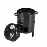 2-SOGA 3 In 1 Barbecue Smoker Outdoor Charcoal BBQ Grill Camping Picnic Fishing