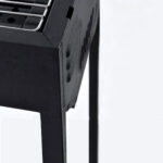 7-SOGA 2X 66cm Portable Folding Thick Box-Type Charcoal Grill for Outdoor BBQ Camping