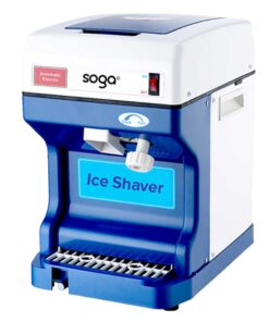 1-SOGA Ice Shaver Commercial Electric Stainless Steel Ice Crusher Slicer Machine 120KG/h
