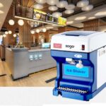 7-SOGA 2X Ice Shaver Commercial Electric Stainless Steel Ice Crusher Slicer Machine 120KG/h