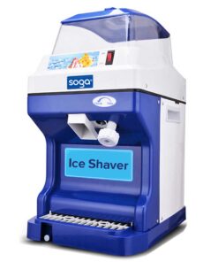 1-SOGA Commercial Ice Shaver Ice Crusher Slicer Smoothie Maker Machine 180KG/h