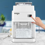 3-SOGA 300 Watts Electric Ice Shaver Crusher Slicer Snow Cone Maker Commercial Tabletop Machine 120kgs/h White