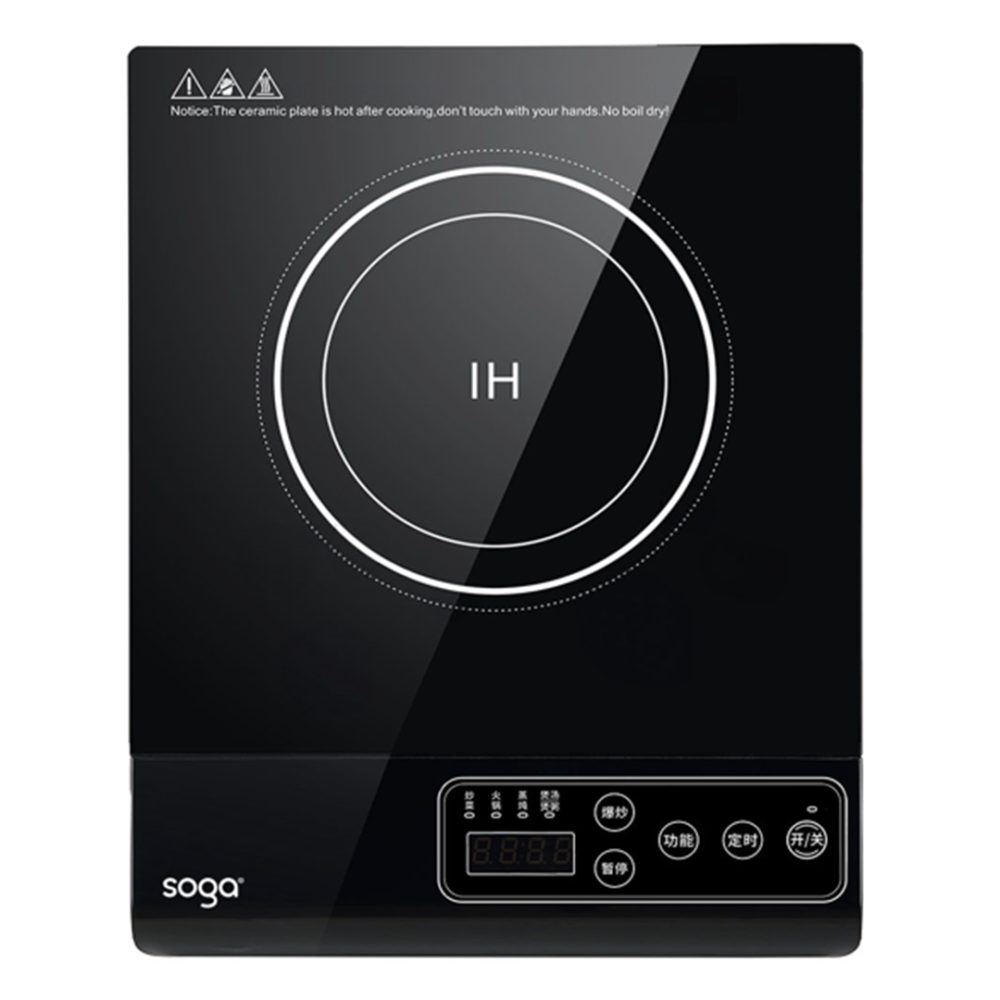 1-SOGA 35.5cm Cooktop Electric Smart Induction Cook Top Portable Kitchen Cooker Cookware