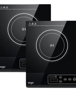 1-SOGA 2X 35.5cm Cooktop Electric Smart Induction Cook Top Portable Kitchen Cooker Cookware