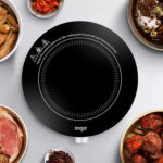 2-SOGA 26cm Smart Electric Induction Cooktop Portable Kitchen Cooker for Cookware