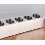 8-SOGA 2X 18/10 Stainless Steel Commercial Conical Utensils Cutlery Holder with 5 Holes
