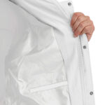 2-abbee White 3XL Winter Fur Hooded Thick Overcoat Jacket Stylish Lightweight Quilted Warm Puffer Coat