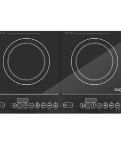 1-SOGA Cooktop Portable Induction LED Electric Double Duo Hot Plate Burners Cooktop Stove