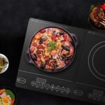 6-SOGA Cooktop Portable Induction LED Electric Double Duo Hot Plate Burners Cooktop Stove