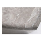 7-SOGA 32cm Rock Grey Square Resin Plant Flower Pot in Cement Pattern Planter Cachepot for Indoor Home Office