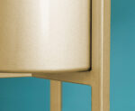 6-SOGA 2X 30CM Gold Metal Plant Stand with Flower Pot Holder Corner Shelving Rack Indoor Display