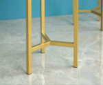 7-SOGA 2X 30CM Gold Metal Plant Stand with Flower Pot Holder Corner Shelving Rack Indoor Display