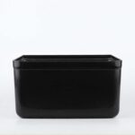 4-SOGA 2X Small Food Trolley Utility Cart Waste Storage Bin