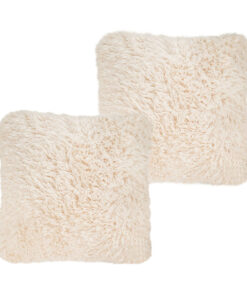 1-SOGA 2X 50CM Beige Pillow Plush Sofa Cushion