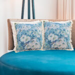 6-SOGA 2X 50cm Oil Painting Shabby Chic Style Handmade Full Floral Needlepoint Throw Pillow