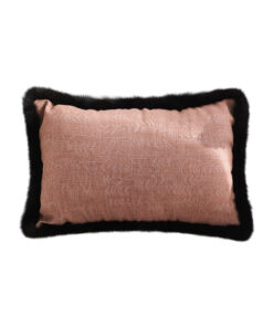 1-SOGA 35cm Mid-century Style Raised Embroidery Texture Edged Lumbar Throw  Pillow