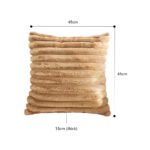 2-SOGA 50cm Medieval style jacquard texture pillowcase Medieval style jacquard texture raw edge waist Throw Pillow