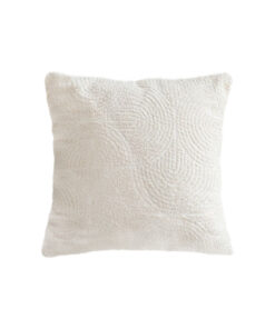 1-SOGA 50cm Beige Internet Celebrity 3D Arched Raised Pattern Throw Pillow