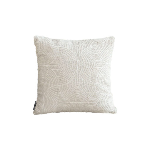 1-SOGA 50cm Gray Pillow Basic Square Stylish Geometric Plush Solid Decorative Covers Throw Pillow