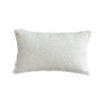 1-SOGA 35cm Lumbar Pillow Embroidered Decorative Linen Cover Stitch Story Throw Pillow