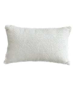 1-SOGA 35cm Lumbar Pillow Embroidered Decorative Linen Cover Stitch Story Throw Pillow