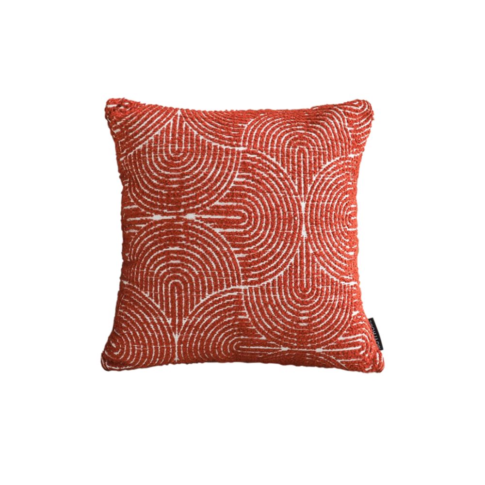 1-SOGA 50Cm Red Oversized Pillow Perfect Cinnabar Outdoor/Indoor Lumbar Throw Pillow