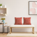 7-SOGA 50Cm Red Oversized Pillow Perfect Cinnabar Outdoor/Indoor Lumbar Throw Pillow